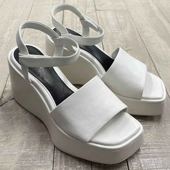 Rag & Bone Byron Sandal in Antique White Size 7 - Picture 4 of 11